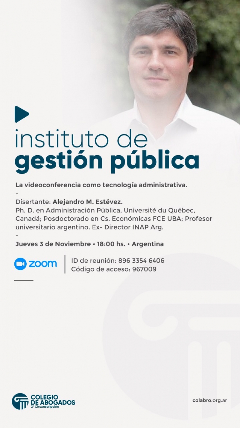 La videoconferencia como tecnología administrativa - 03/11/2022